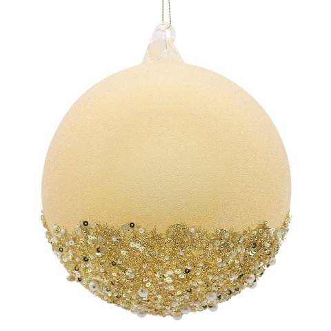 SFERA VETRO BRILL CHAMPAGNE D.150MM